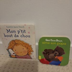 Bundle - 2 X Baby French Board Books